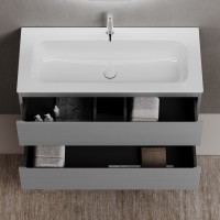 Мебель для ванной комнаты Sancos Folk 120 ergraut soft