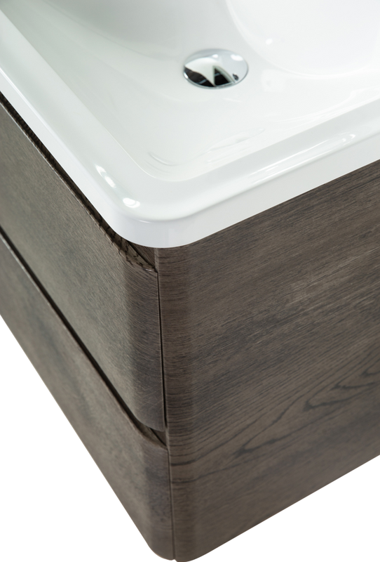 Тумба под раковину BelBagno Albano 60 подвесная, rovere nature grigio