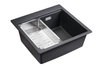 Мойка кухонная Emar Quartz EMQ-1520.Q Оникс Мойка кухонная Emar Quartz EMQ-1520.Q Оникс