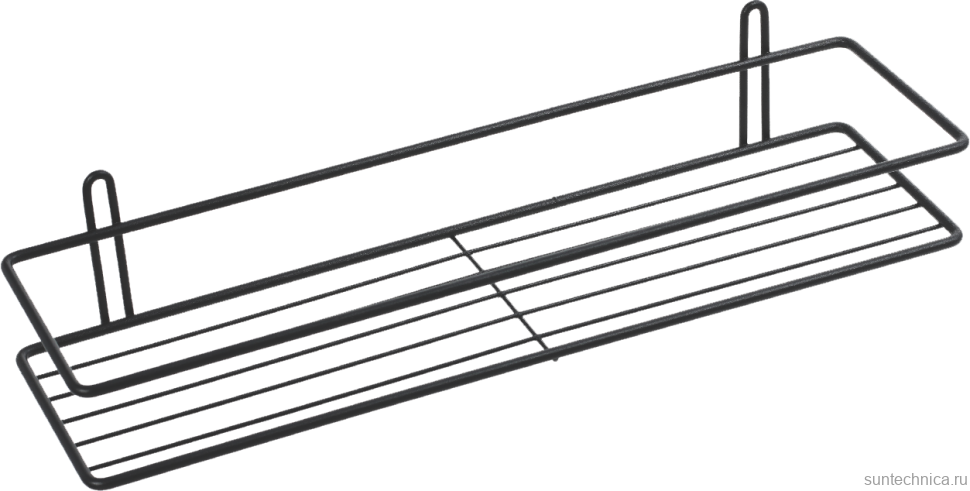 Полка Fixsen FX-730B-1 прямая, черная