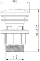 Смеситель для раковины Cersanit Brasko 63024 хром