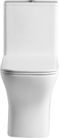 Унитаз-моноблок напольный BelBagno Neon BB8617CPR-MN/SC безободковый, с микролифтом