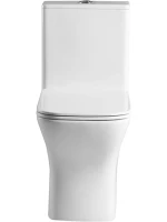 Унитаз-моноблок напольный BelBagno Neon BB8617CPR-MN/SC безободковый, с микролифтом
