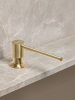 Дозатор для кухонной мойки AltroBagno Flusso 080502BG матовое золото Дозатор для кухонной мойки AltroBagno Flusso 080502BG матовое золото