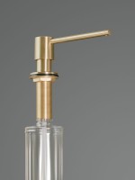 Дозатор для кухонной мойки AltroBagno Flusso 080502BG матовое золото Дозатор для кухонной мойки AltroBagno Flusso 080502BG матовое золото