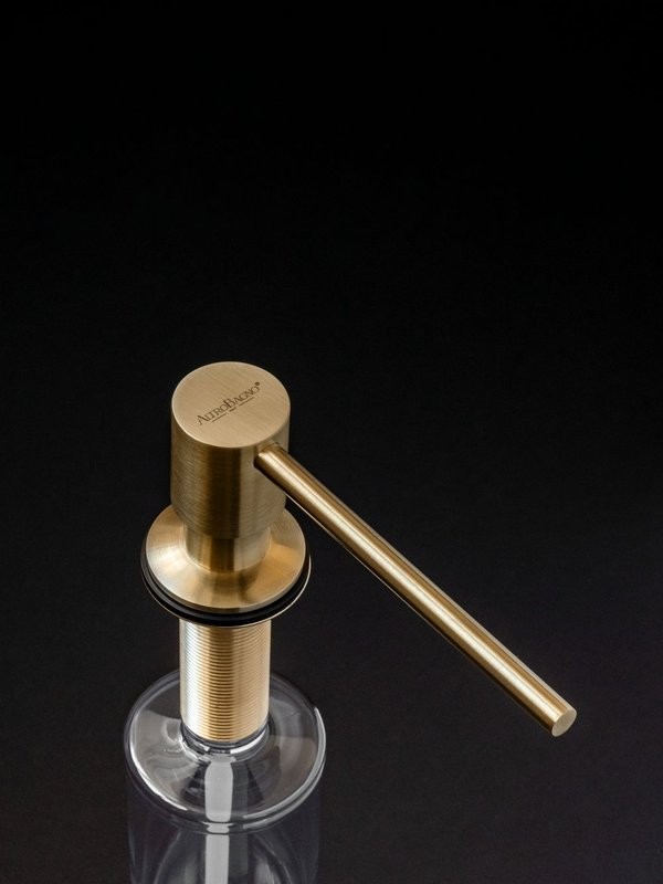 Дозатор для кухонной мойки AltroBagno Flusso 080502BG матовое золото