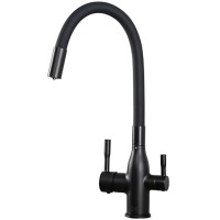 Смеситель для кухни Frap H69 F4396-6 черный
