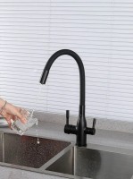 Смеситель для кухни Frap H69 F4396-6 черный