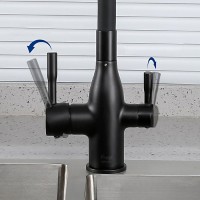Смеситель для кухни Frap H69 F4396-6 черный