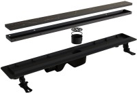 Душевой трап (лоток) RGW Drain Leo-31 черный, 40 см