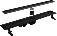 Душевой трап (лоток) RGW Drain Leo-31 черный, 40 см
