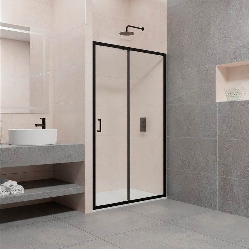 Душевая дверь в нишу RGW Passage PA-14В 41081414-14 140х195, профиль черный