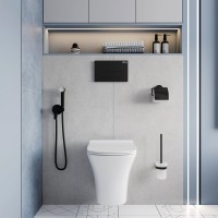 Унитаз подвесной STWORKI Олланд S01401WH безободковый, с микролифтом, глянцевый белый