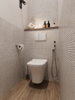 Унитаз подвесной STWORKI Олланд S01401WH безободковый, с микролифтом, глянцевый белый