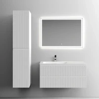 Мебель для ванной комнаты Sancos Snob T 100 см, L, bianco