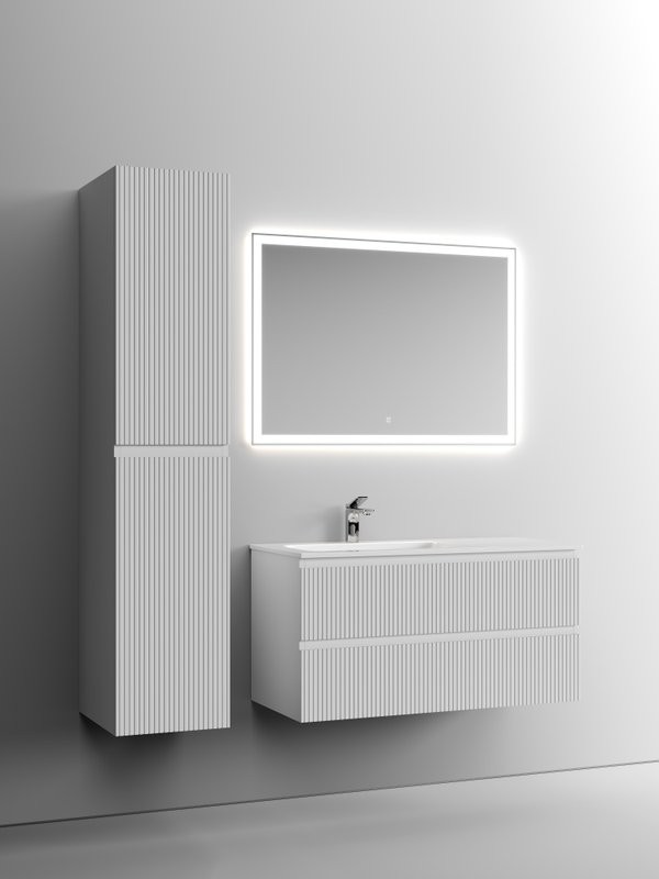 Мебель для ванной комнаты Sancos Snob T 100 см, L, bianco