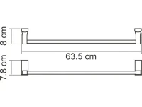 Полотенцедержатель Wasserkraft Abens K-3230 Полотенцедержатель Wasserkraft Abens K-3230