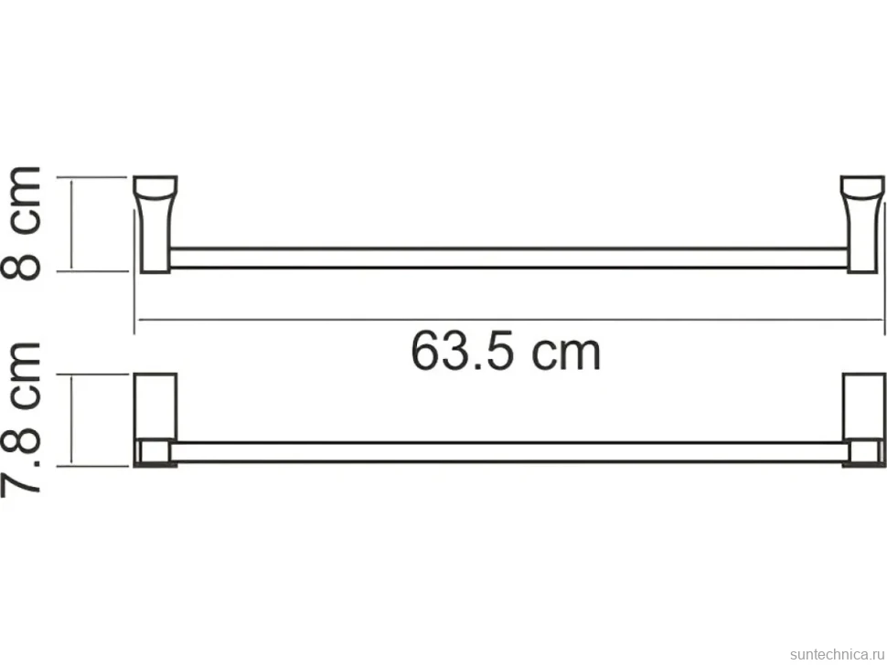 Полотенцедержатель Wasserkraft Abens K-3230