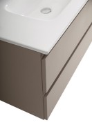 Тумба с раковиной BelBagno Kraft 90 подвесная, матовая бежевая, раковина bb900etl