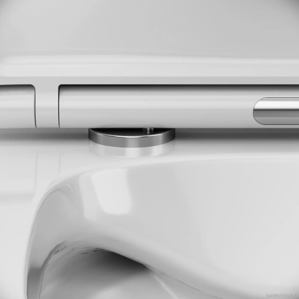 Унитаз-компакт напольный AM.PM Func C8F8600SC безободковый, с микролифтом