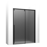 Душевая дверь в нишу Ambassador Intense 110022204IBB 150 см, профиль черный