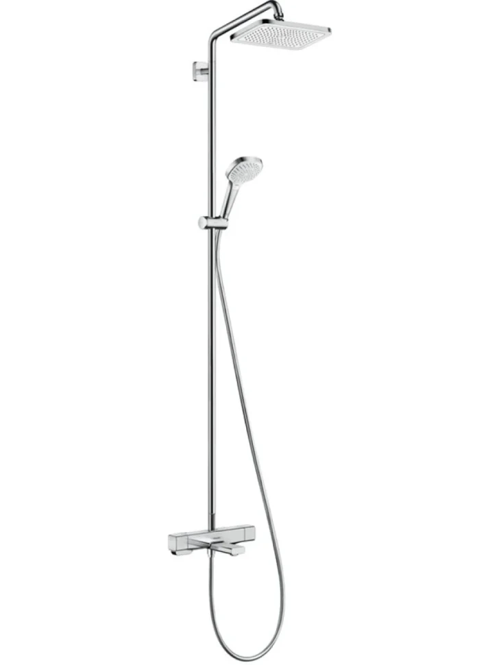 Душевая стойка Hansgrohe Croma 27687000 для ванны с душем, с термостатом