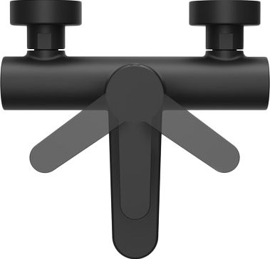 Смеситель для ванны с душем Ravak Puri X070185 черный матовый