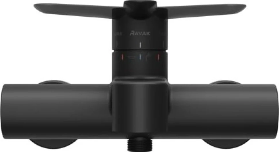 Смеситель для ванны с душем Ravak Puri X070185 черный матовый