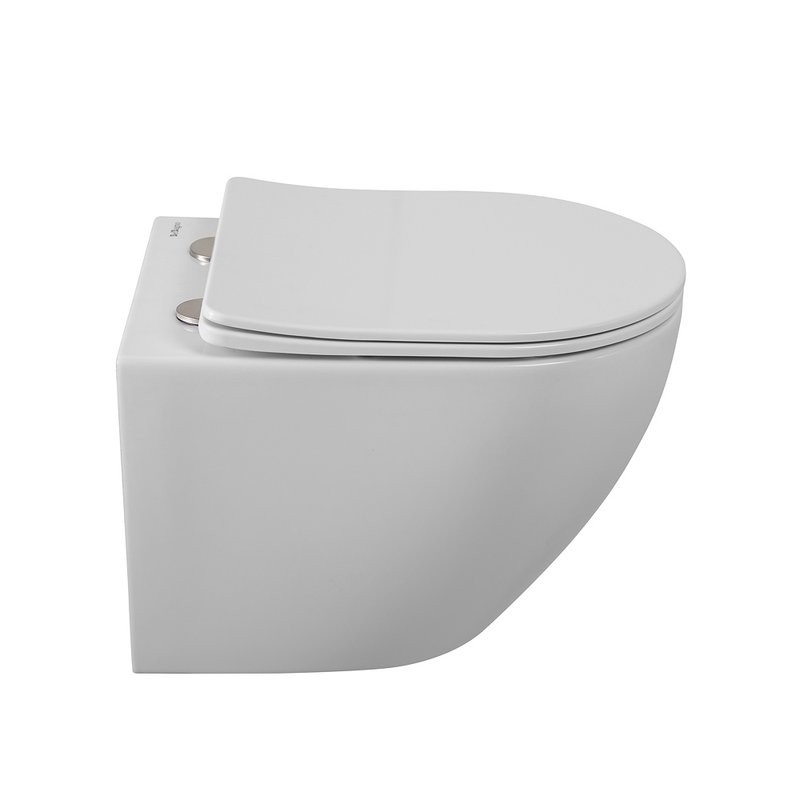 Унитаз подвесной BelBagno Sfera-Tor BB046CH-TOR/SC безободковый, с микролифтом, смыв торнадо, белый глянцевый