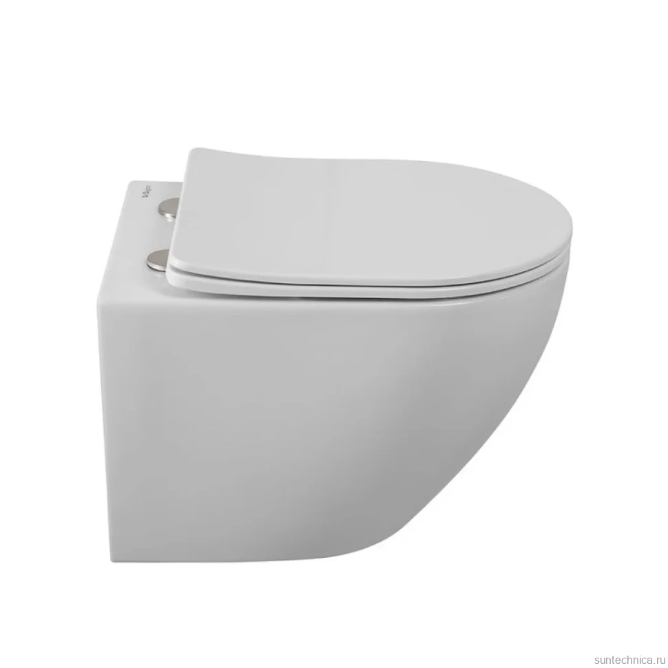 Унитаз подвесной BelBagno Sfera-Tor BB046CH-TOR/SC безободковый, с микролифтом, смыв торнадо, белый глянцевый