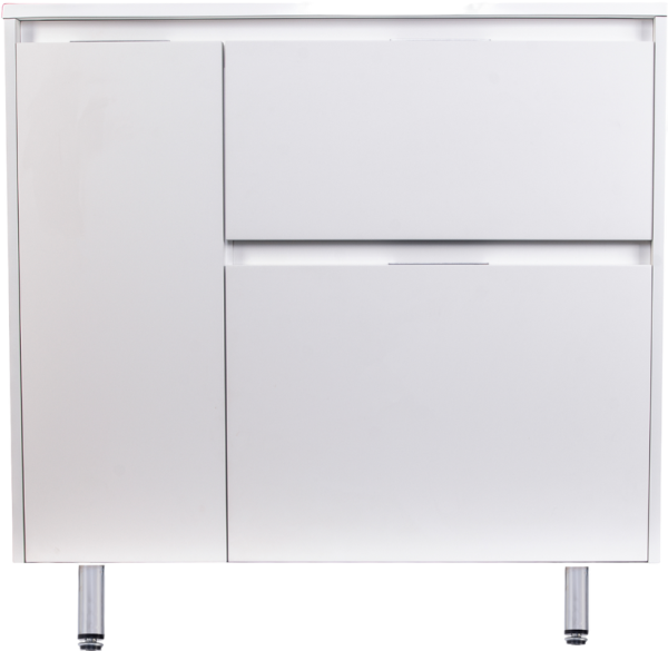 Тумба под раковину Style Line Барселона 90 Люкс Plus R, с бельевой корзиной