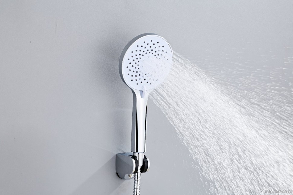 Смеситель с длинным изливом для ванны Haiba HB22816 хром