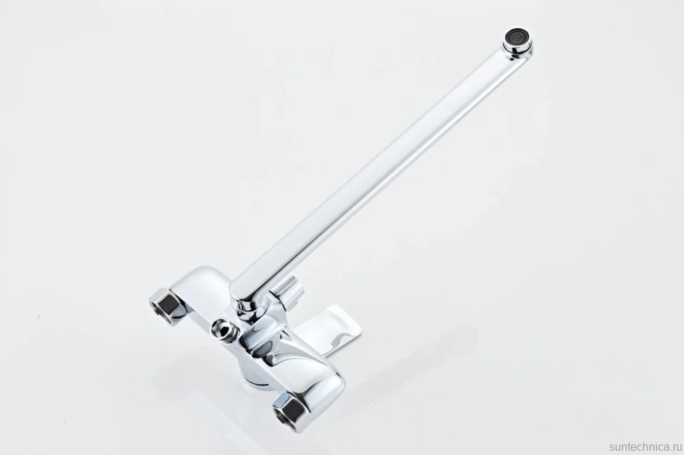 Смеситель с длинным изливом для ванны Haiba HB22816 хром