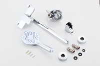 Смеситель с длинным изливом для ванны Haiba HB22816 хром