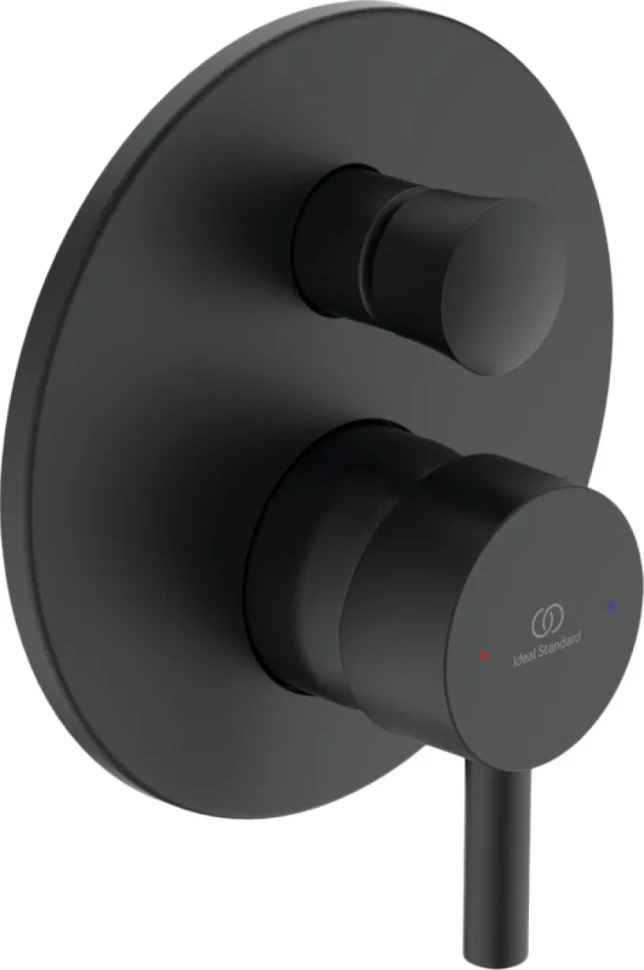 Встраиваемый смеситель для душа и ванны Ideal Standard Ceraline A6939XG С ВНУТРЕННЕЙ ЧАСТЬЮ, черный