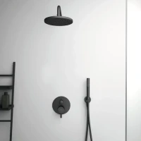 Встраиваемый смеситель для душа и ванны Ideal Standard Ceraline A6939XG С ВНУТРЕННЕЙ ЧАСТЬЮ, черный