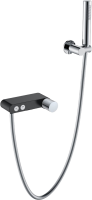 Смеситель для ванны с душем Boheme Stick 123-BCR.2 black touch chrome Смеситель для ванны с душем Boheme Stick 123-BCR.2 black touch chrome