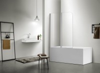 Шторка на ванну AQUATEK AQ DEL SBA 10015CH 100х150 см