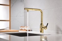 Смеситель для кухни Paulmark Viper Vi213105-G золото Смеситель для кухни Paulmark Viper Vi213105-G золото