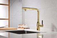Смеситель для кухни Paulmark Viper Vi213105-G золото Смеситель для кухни Paulmark Viper Vi213105-G золото