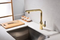 Смеситель для кухни Paulmark Viper Vi213105-G золото Смеситель для кухни Paulmark Viper Vi213105-G золото