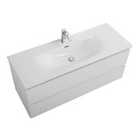 Мебель для ванной комнаты BelBagno Kraft 120 подвесная, bianco opaco, раковина bb-8099-120