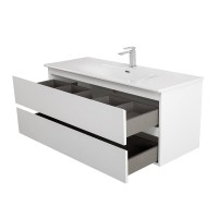 Мебель для ванной комнаты BelBagno Kraft 120 подвесная, bianco opaco, раковина bb-8099-120