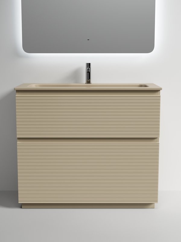 Мебель для ванной комнаты Sancos Folk Floor 100 напольная, капучино