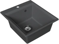 Мойка кухонная Domaci Римини DG 45-51-503 серая Мойка кухонная Domaci Римини DG 45-51-503 серая