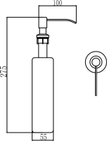 Дозатор для кухонной мойки Savol S-ZY001Y бежевый Дозатор для кухонной мойки Savol S-ZY001Y бежевый