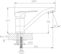 Смеситель для кухни Haiba HB37 HB4537
