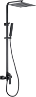 Душевая стойка Allen Brau Infinity 5.21012-31 чёрный матовый