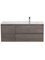 Тумба с раковиной BelBagno Kraft R, 120 2 ящика, дверца, cemento grigio