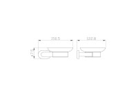 Мыльница Wonzon & Woghand WW-8422-LG глянцевое золото